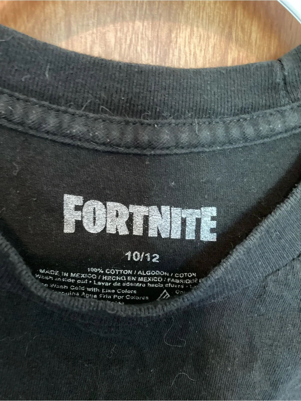 Fortnite Black Kids Tee with Gradient Dance Silhouette